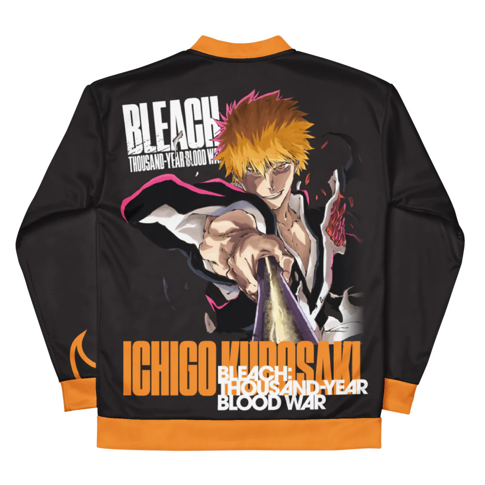 BLEACH: Thousand-Year Blood War Ichigo Bomber Jacket - Image 2
