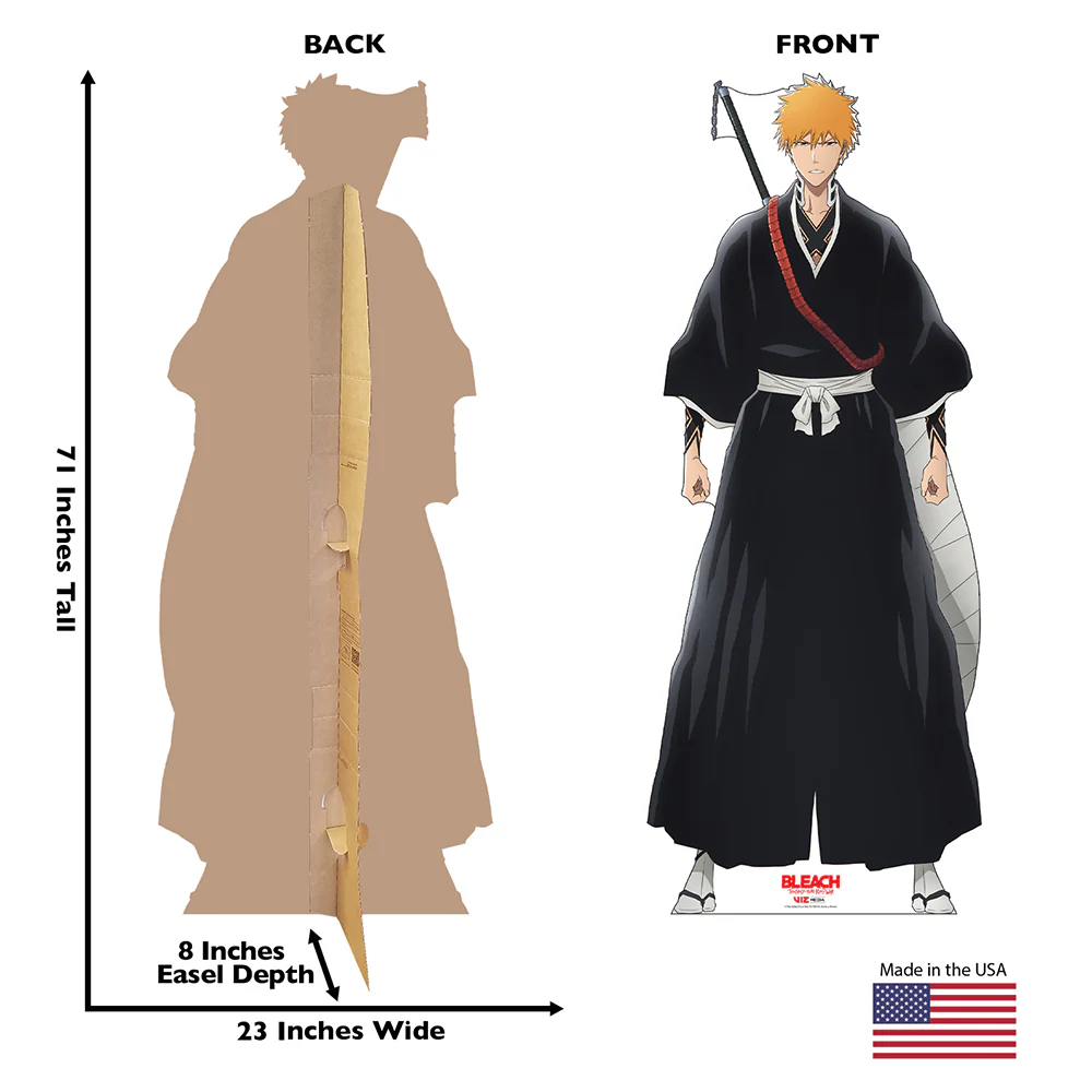 BLEACH: Thousand-Year Blood War Ichigo Kurosaki Cardboard Cutout Standee - Image 3