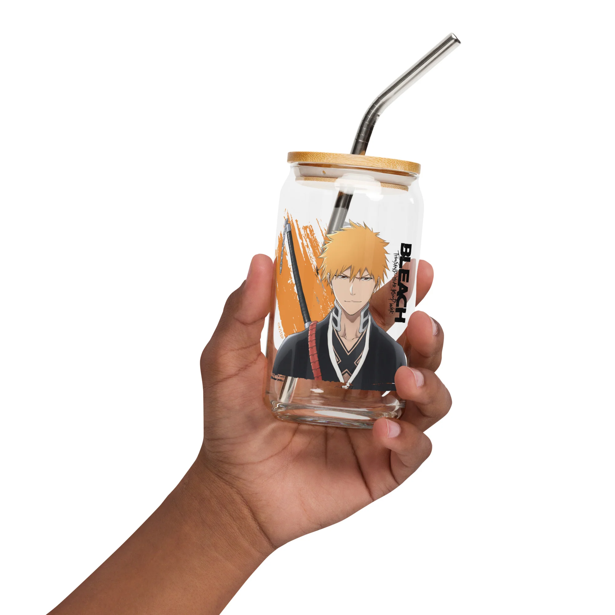 BLEACH: Thousand-Year Blood War Ichigo Personalized Can-Shaped Glass - Image 4