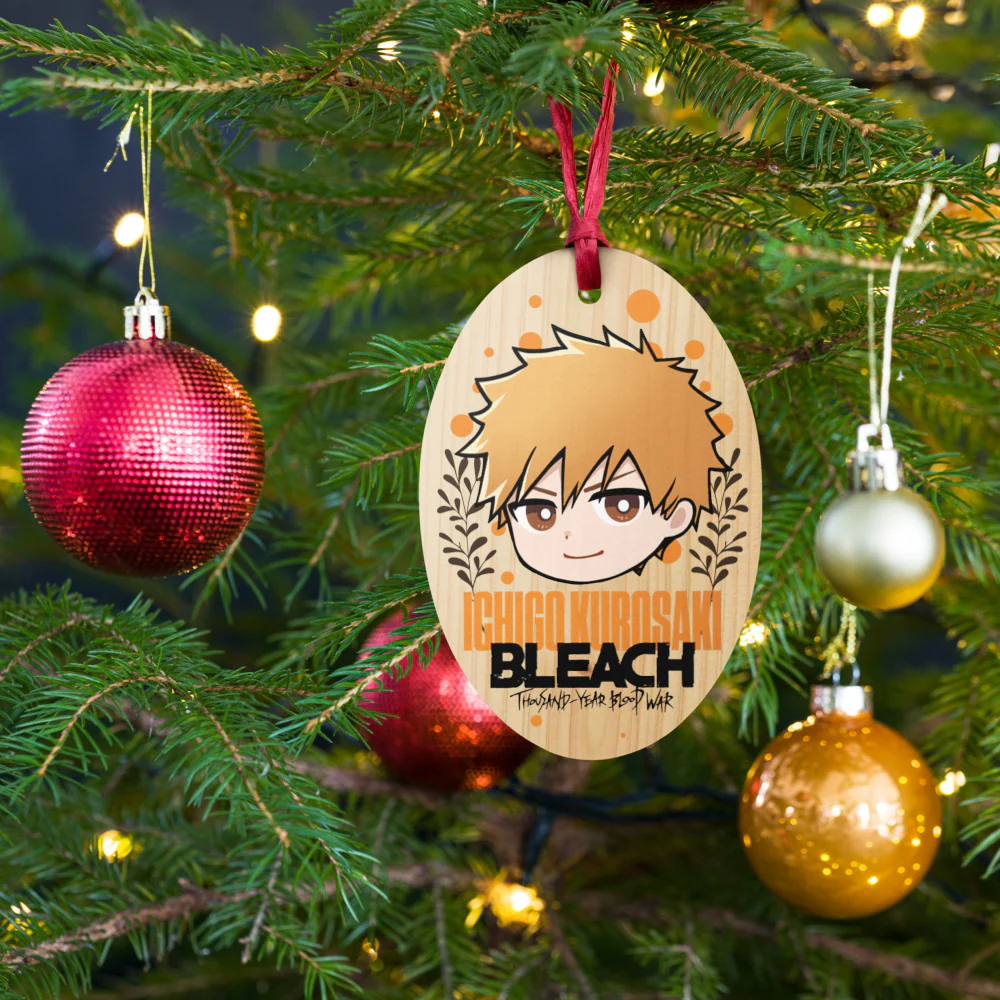 BLEACH: Thousand-Year Blood War Ichigo Wooden Holiday Ornament - Image 3