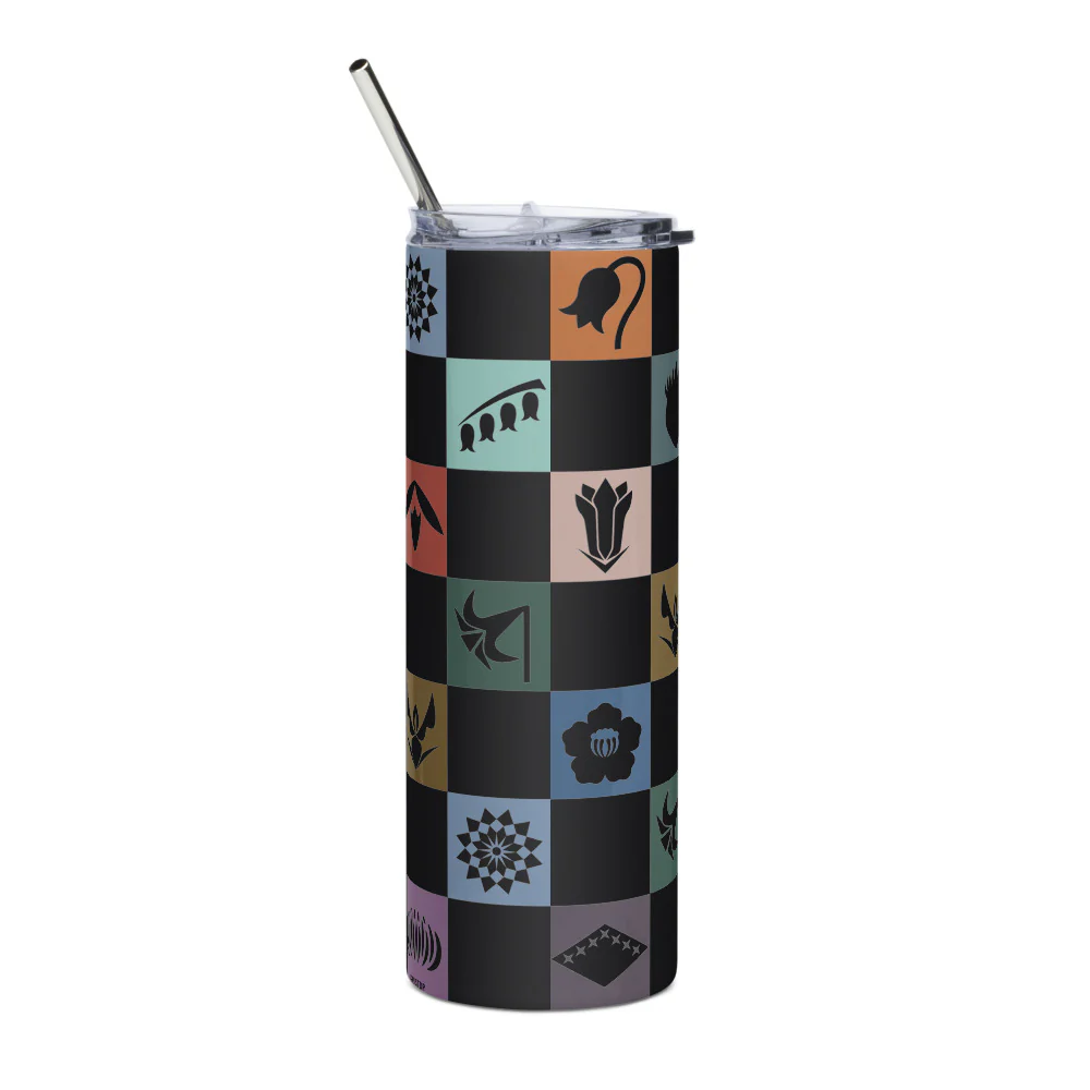 BLEACH: Thousand-Year Blood War Soul Reaper Checkered Stainless Steel Tumbler - Image 3