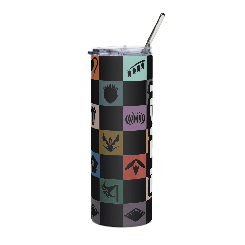 BLEACH: Thousand-Year Blood War Soul Reaper Checkered Stainless Steel Tumbler - Image 4