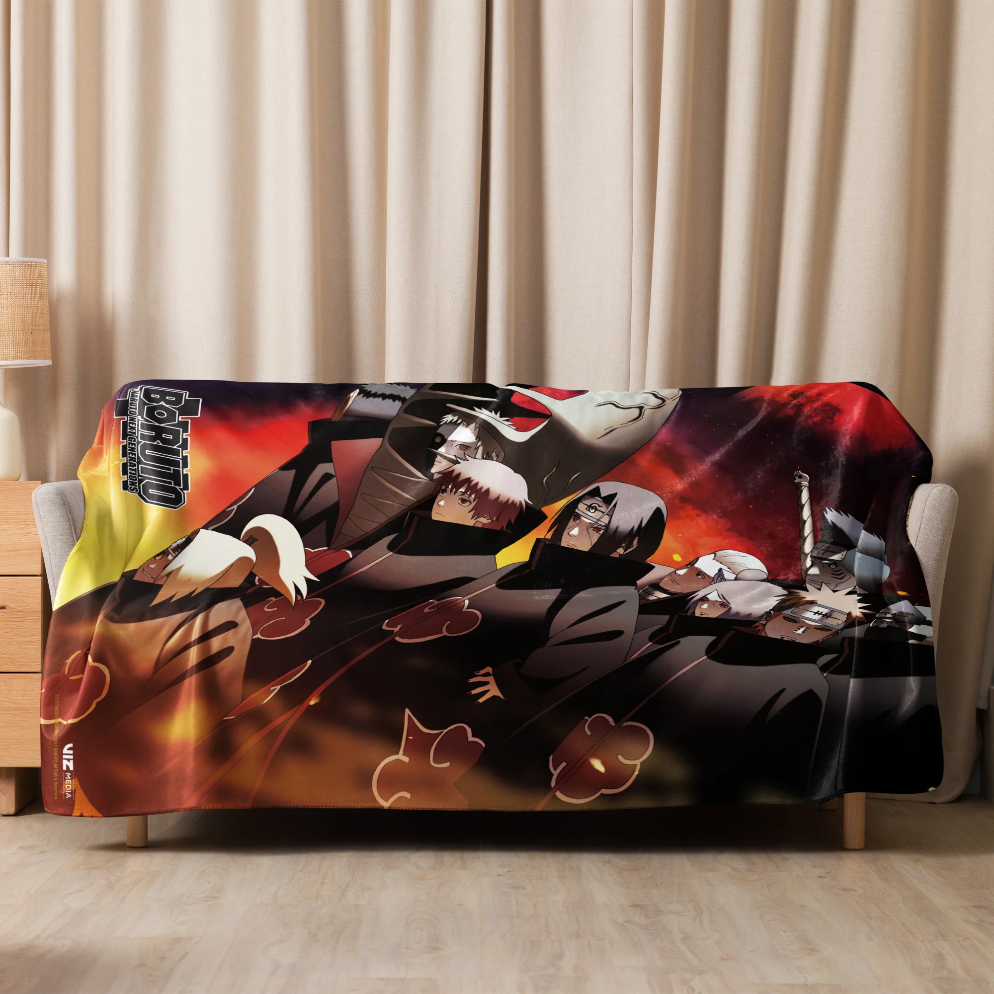 Boruto Akatsuki Sherpa Blanket - Image 5