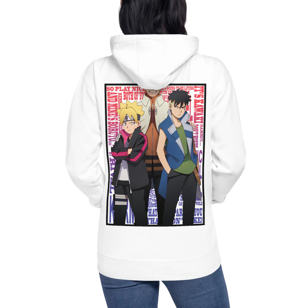 Boruto And Kawaki Premium Hoodie - Image 4
