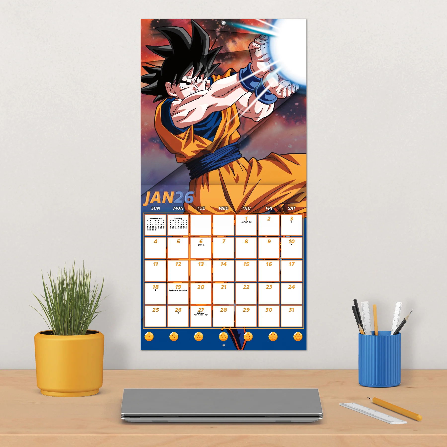 Dragon Ball Z 2026 16-Month Wall Calendar - Image 5