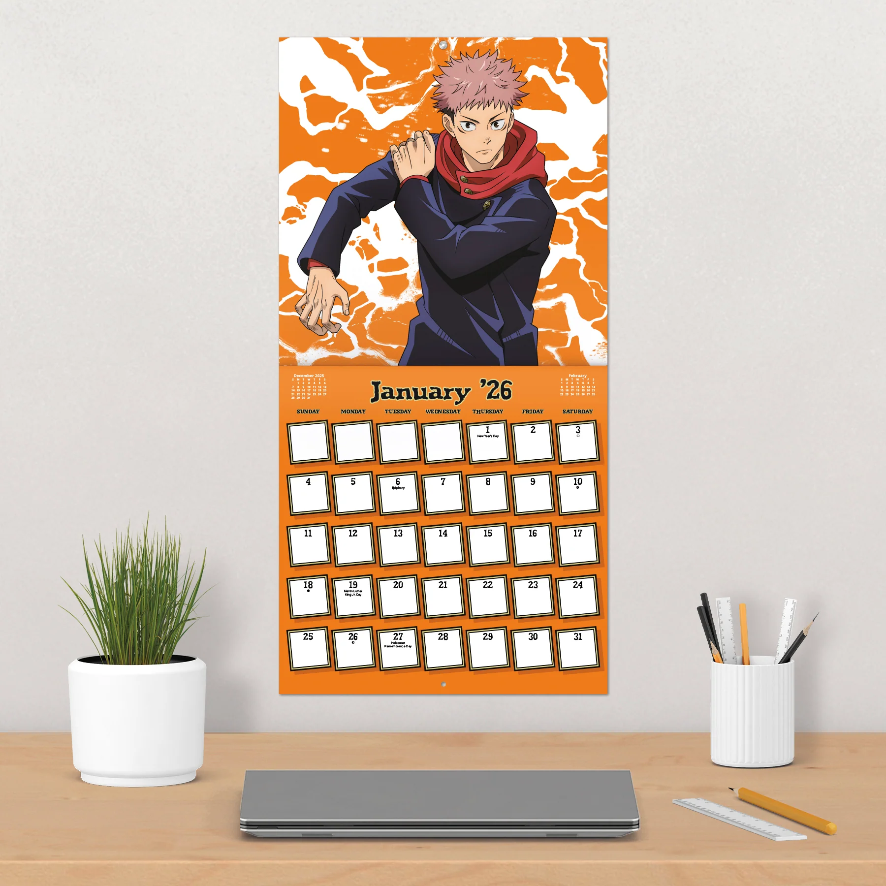 Jujutsu Kaisen 2026 16-Month Wall Calendar - Image 5
