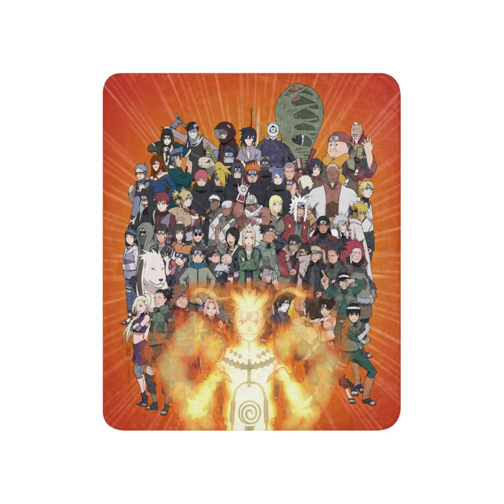 Naruto Shippuden Group Sherpa Blanket - Image 6