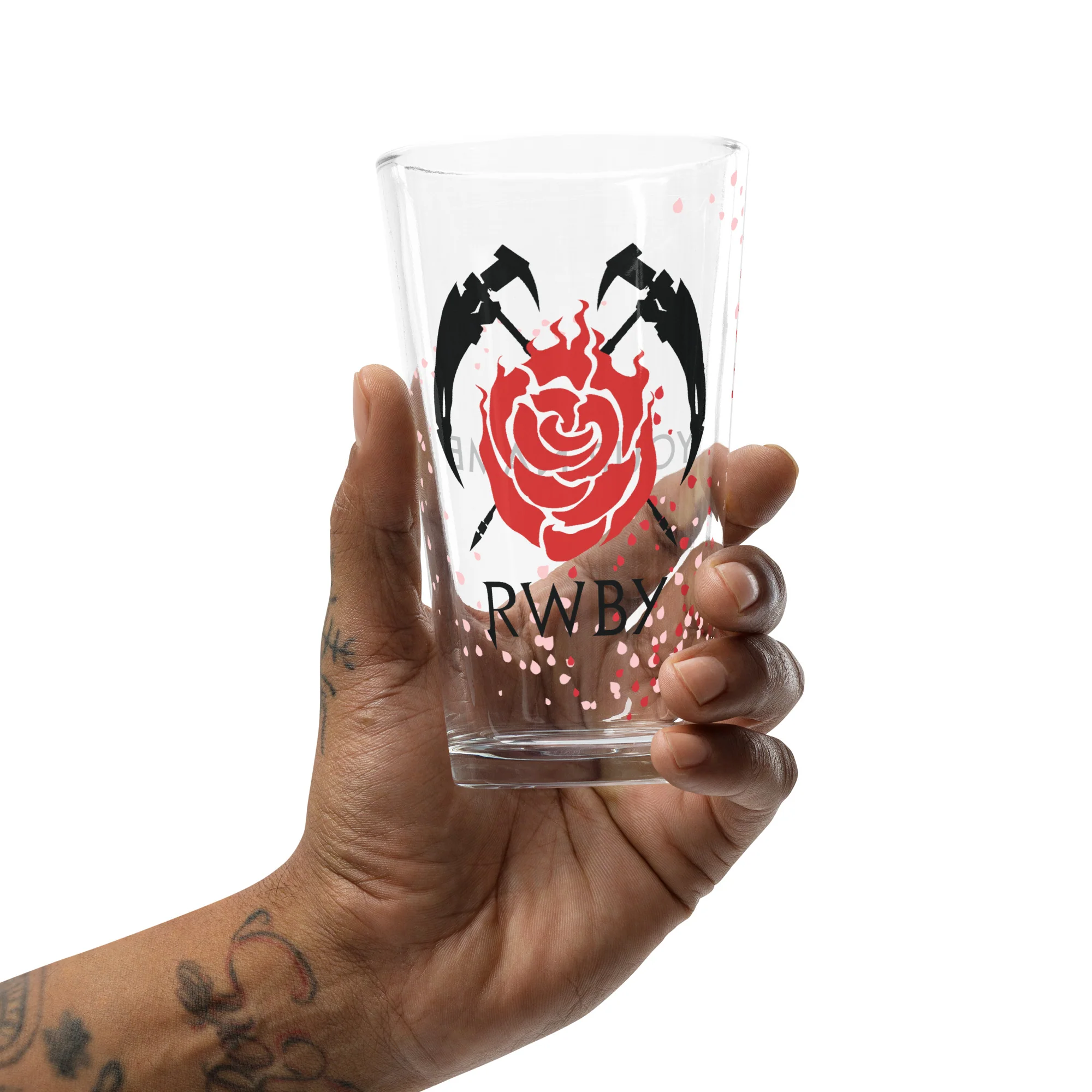 RWBY Badge Personalized Pint Glass - Image 4