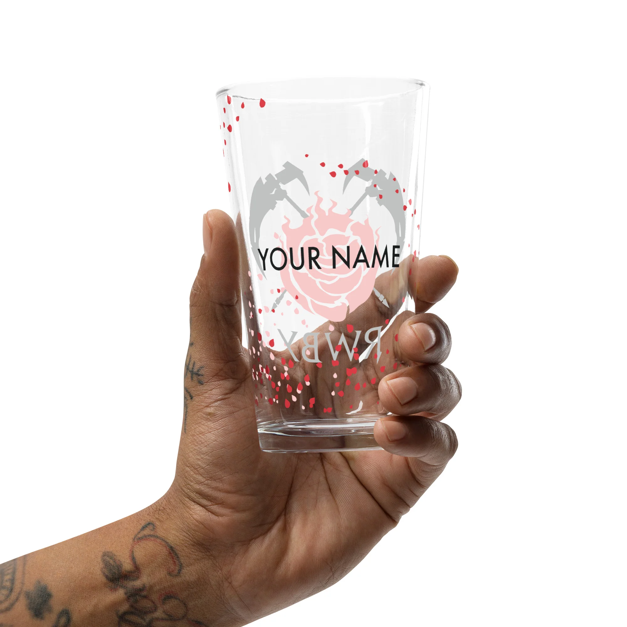 RWBY Badge Personalized Pint Glass - Image 5