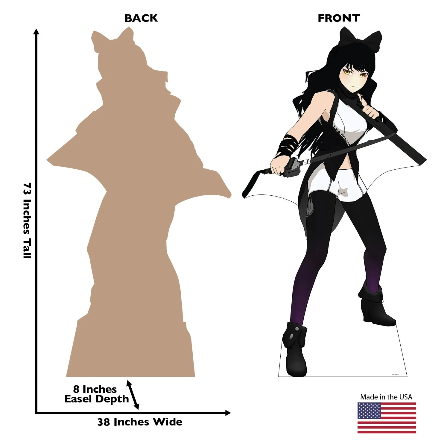 RWBY Blake Belladonna Cardboard Cutout Standee - Image 4