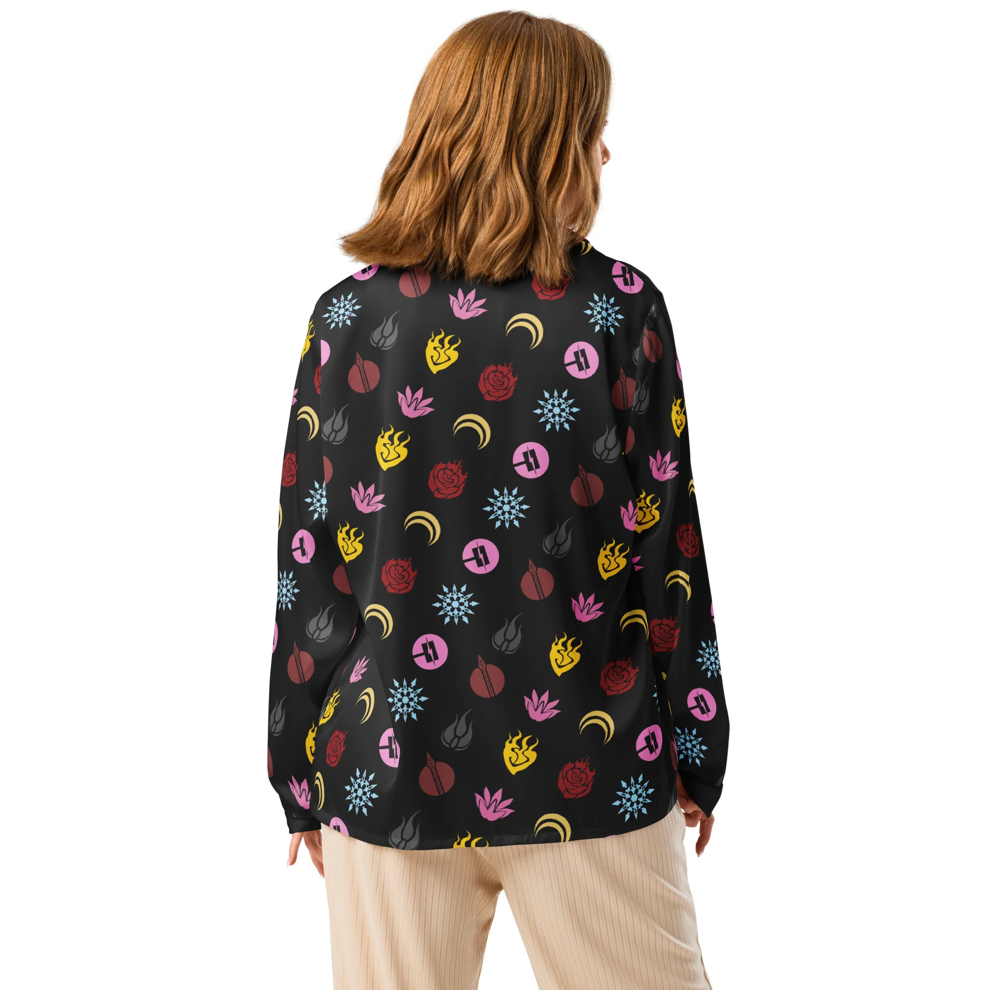 RWBY Long Sleeve Pajama Top Team Patterned - Image 4