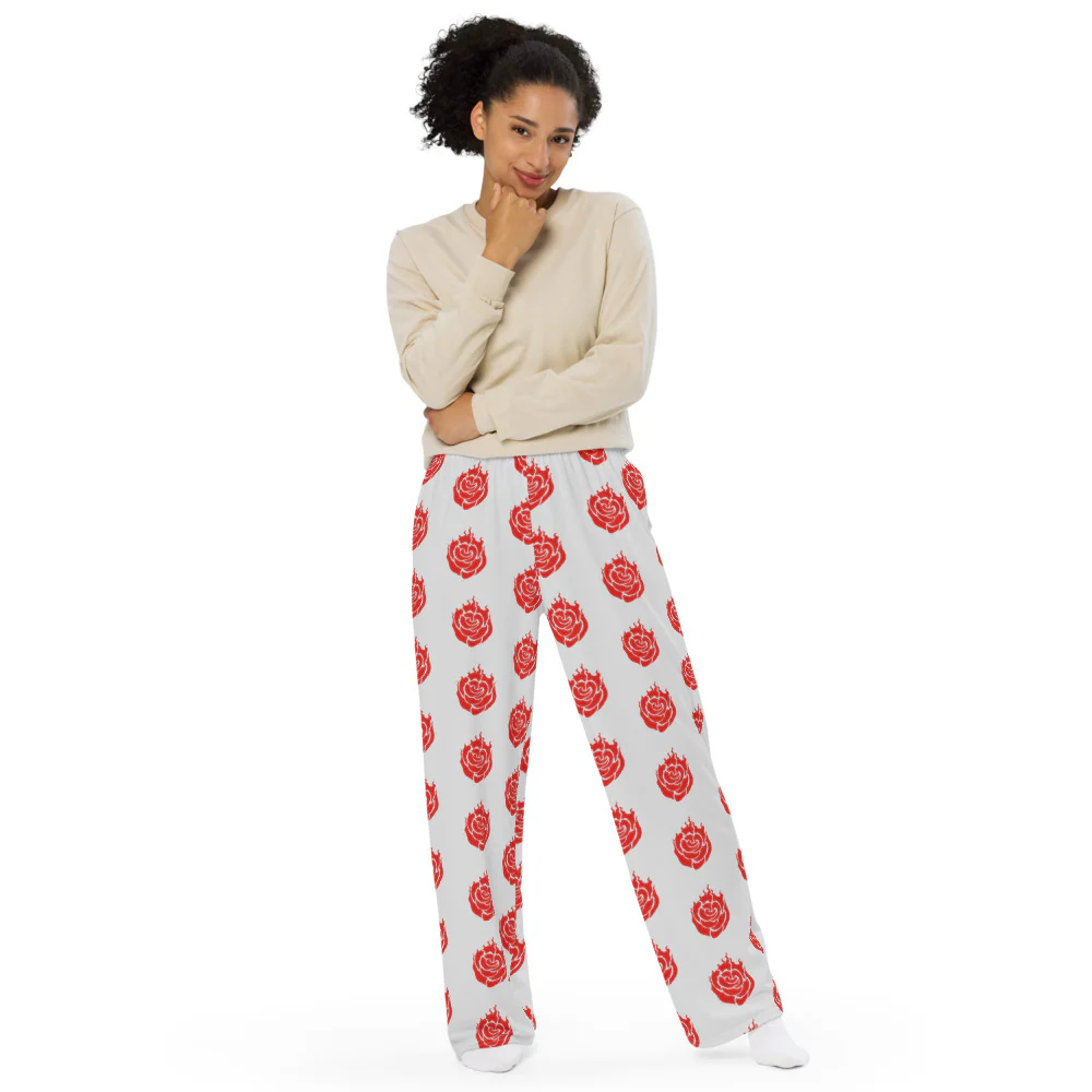 RWBY Rose Pattern Lounge Pants - Image 3