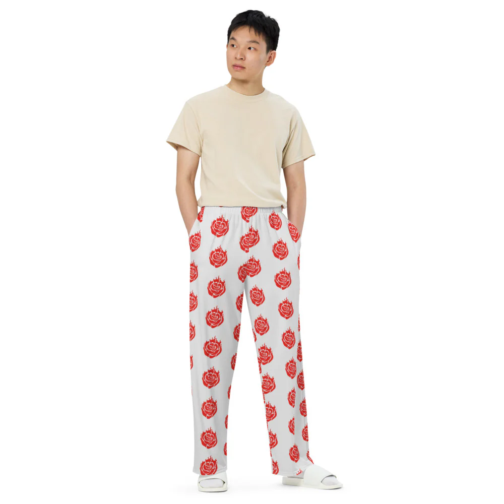 RWBY Rose Pattern Lounge Pants - Image 4