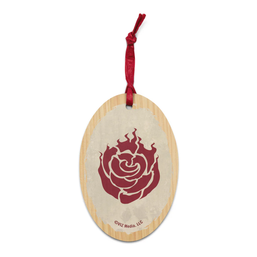 RWBY Ruby Rose Wooden Holiday Ornament - Image 2