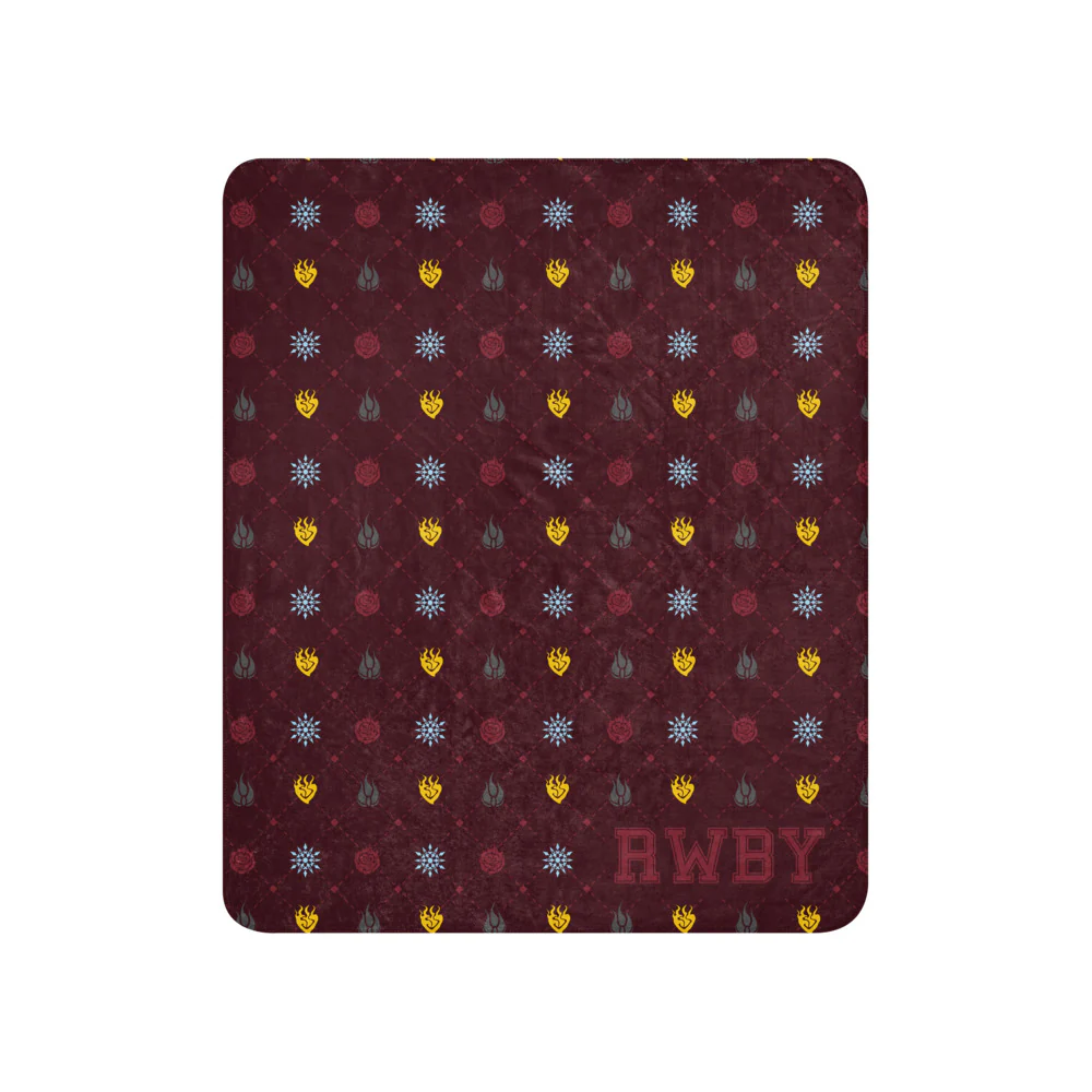 RWBY Sherpa Blanket Collegiate Patterned - Image 6
