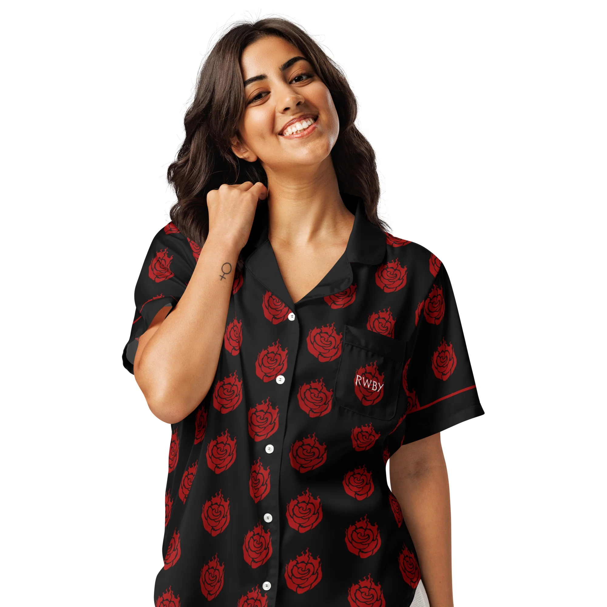 RWBY Short Sleeve Pajama Top Ruby Rose - Image 3
