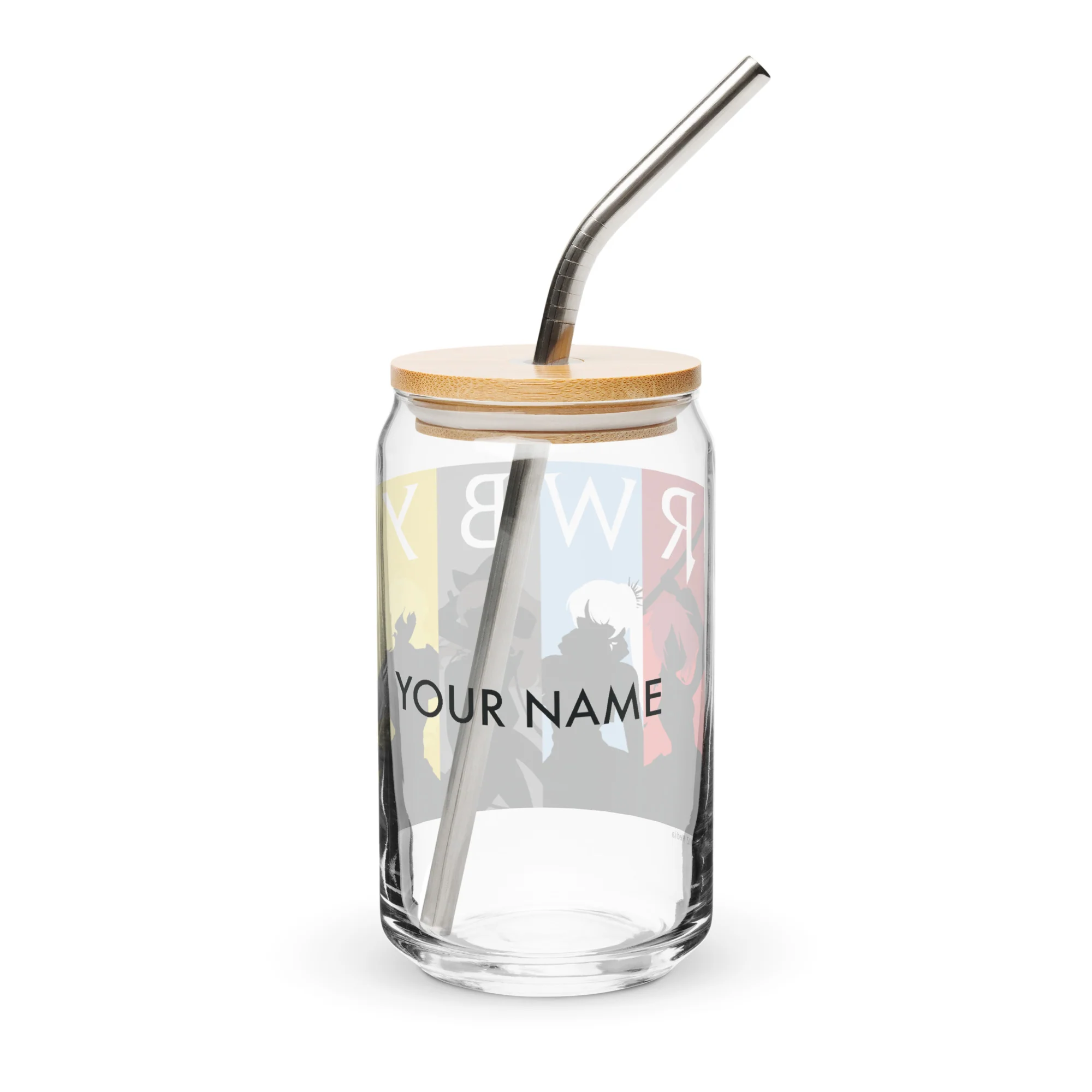 RWBY Silhouettes Personalized Can-Shaped Glass - Image 2