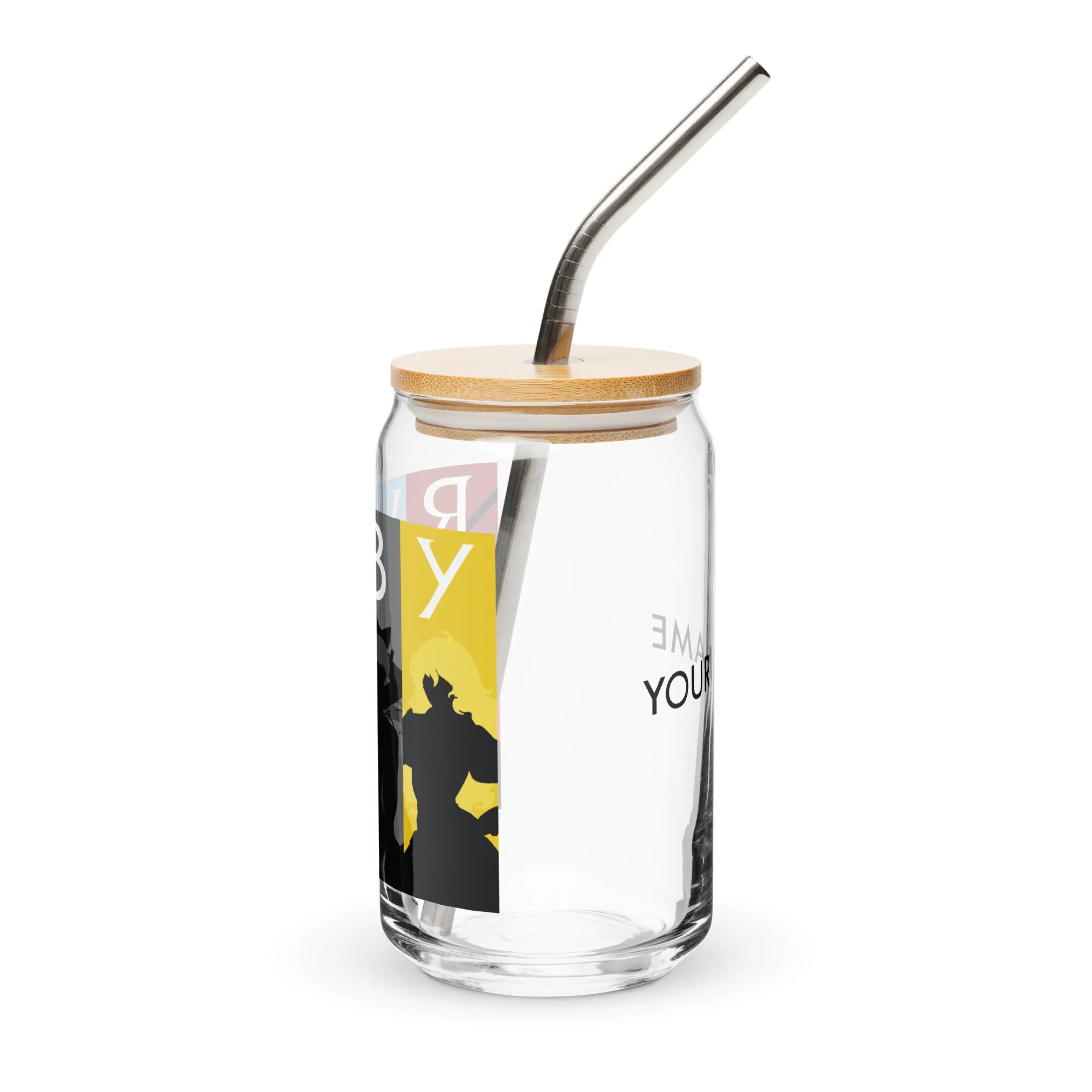 RWBY Silhouettes Personalized Can-Shaped Glass - Image 3