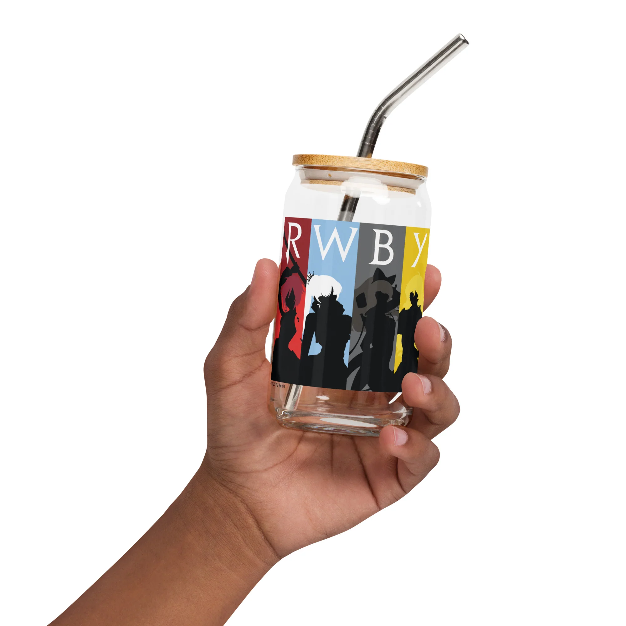 RWBY Silhouettes Personalized Can-Shaped Glass - Image 5