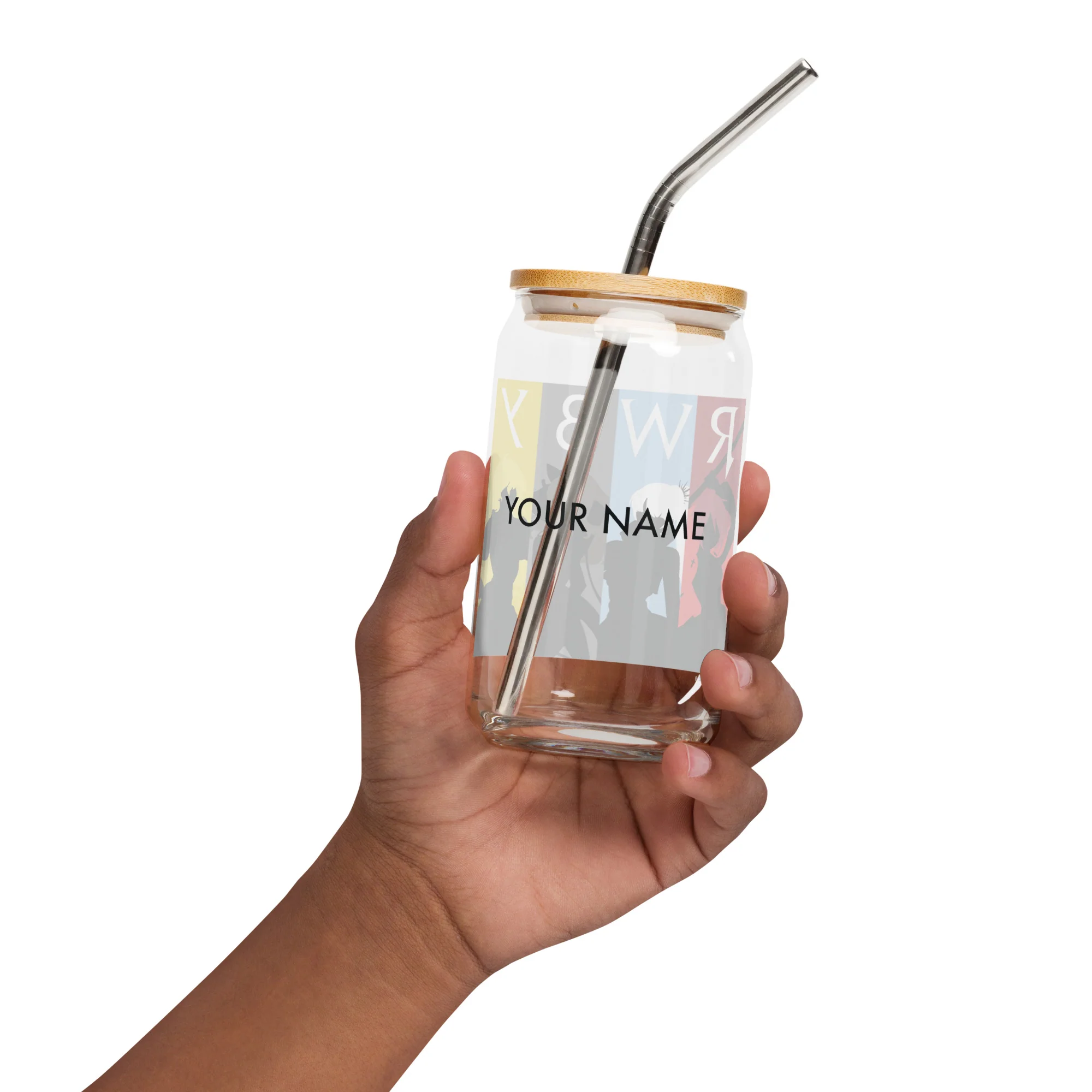 RWBY Silhouettes Personalized Can-Shaped Glass - Image 6