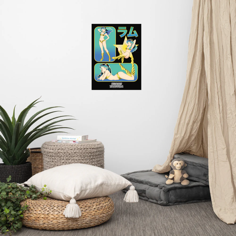 Urusei Yatsura Heartthrob Premium Poster - Image 2