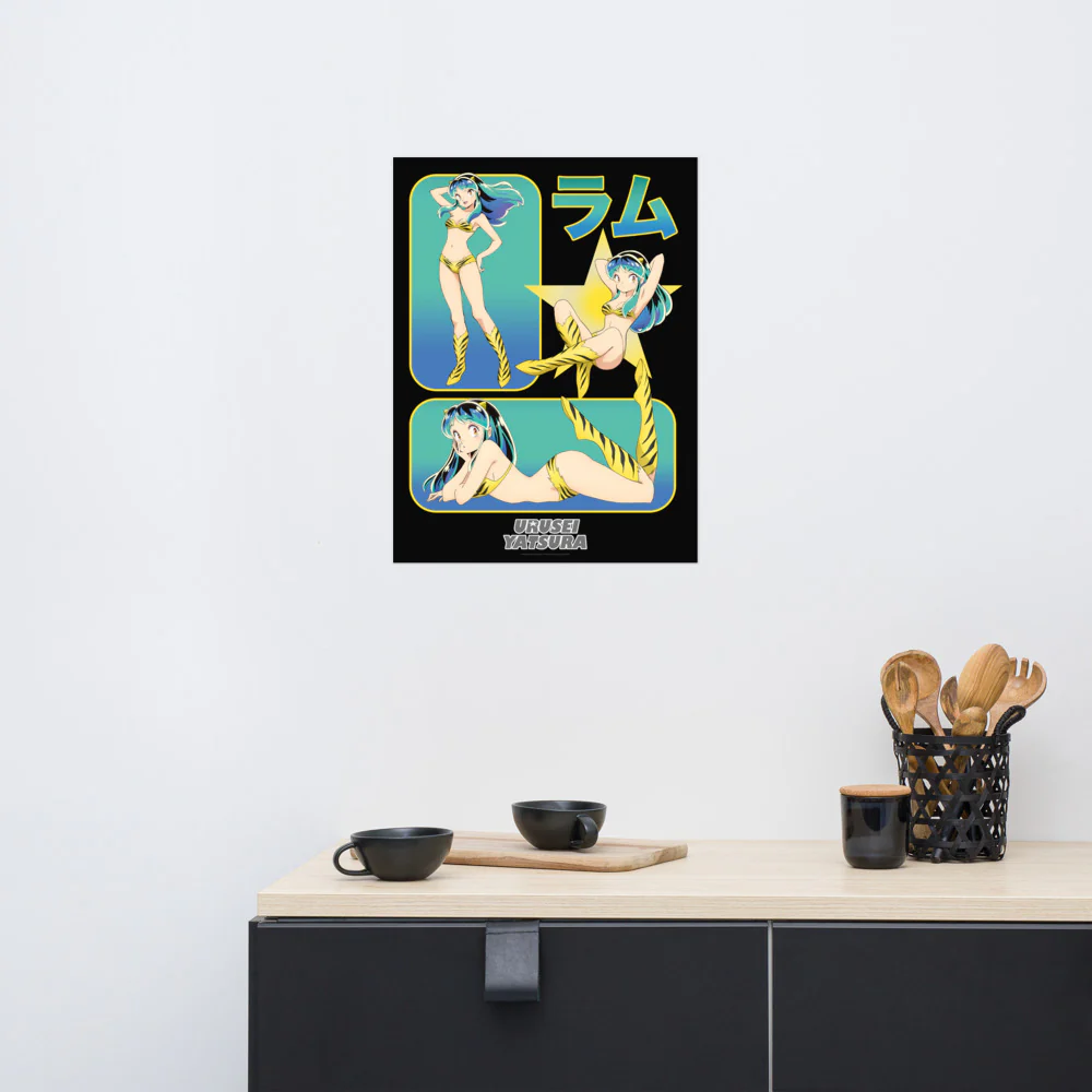 Urusei Yatsura Heartthrob Premium Poster - Image 3