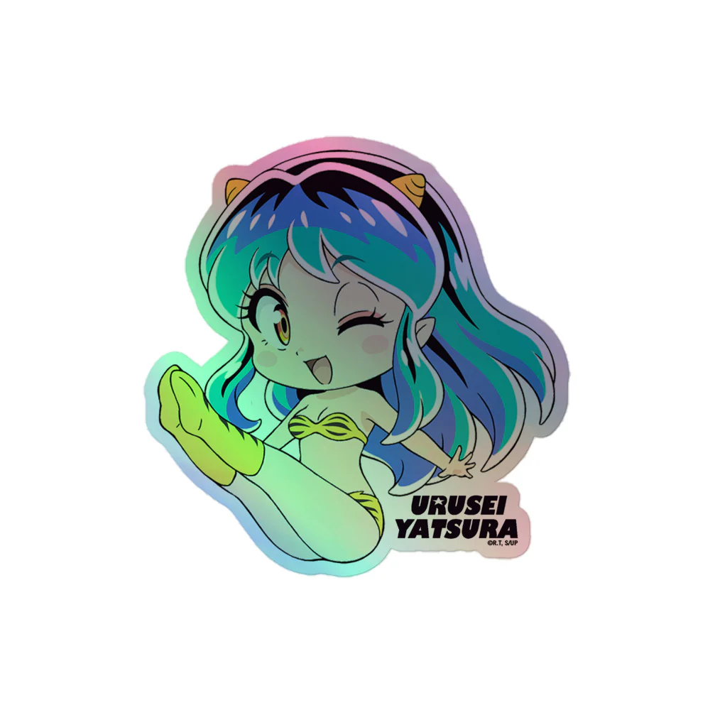 Urusei Yatsura Lum Holographic Sticker - Image 2