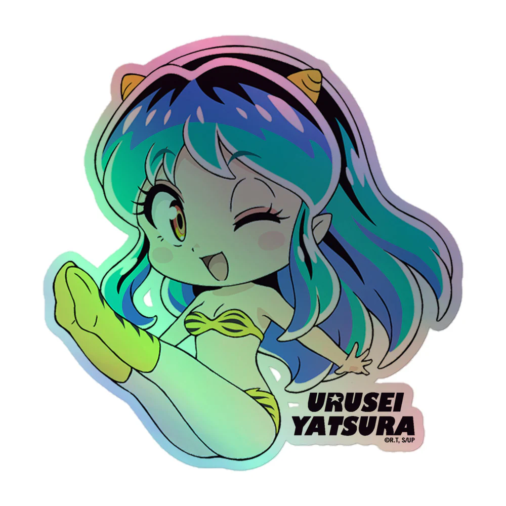 Urusei Yatsura Lum Holographic Sticker - Image 3