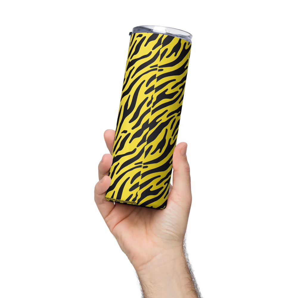 Urusei Yatsura Lum Tiger Print Stainless Steel Tumbler - Image 8
