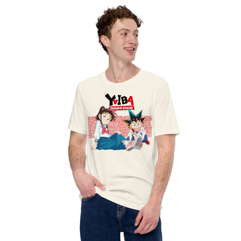 YAIBA: Samurai Legend Yaiba & Sayaka T-Shirt - Image 3